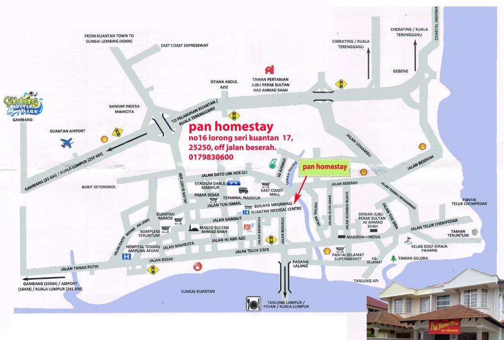 Pan Homestay Kuantan Ngoại thất bức ảnh